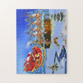 PUZZLE VOICI VENIR LE PÈRE NOËL (Vertical)