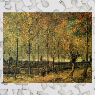Puzzle Voie avec peupliers par Vincent van Gogh