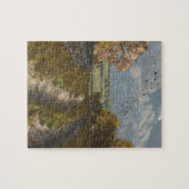 Puzzle Voie de campagne à l'automne (Horizontal)