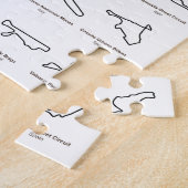 Puzzle Voies de course européennes (Côté)