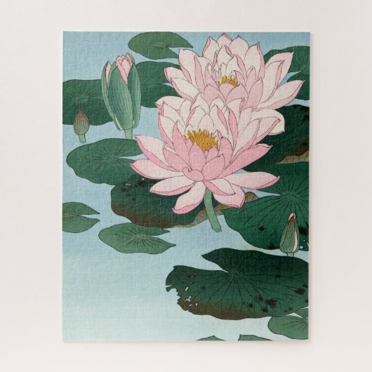 Puzzle Voies navigables par Ohara Koson (Vertical)