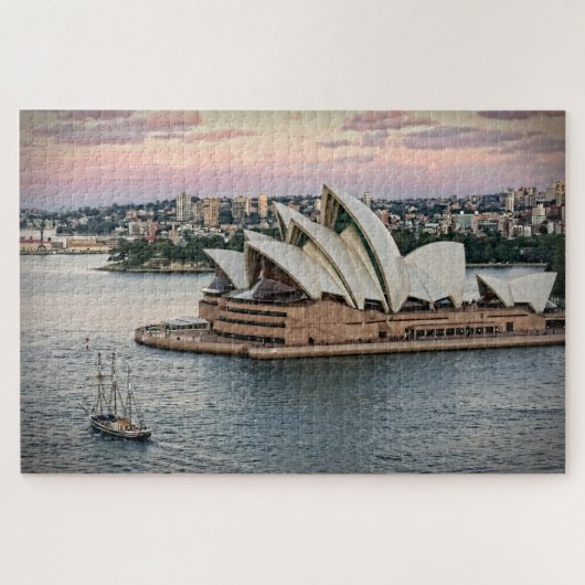 Puzzle Voile par l'Opéra de Sydney - 20x30 -1014 pc (Horizontal)