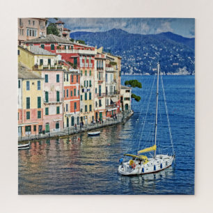 Puzzle Voile vers Portofino -Italie Holiday-20x20-676 pc