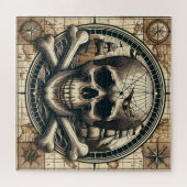 Puzzle Voilier 1 Voilier Ski Et Cross Bones 1 (Horizontal)