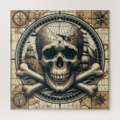 Puzzle Voilier 1 Voilier Ski Et Cross Bones 1 (Vertical)