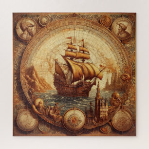 Puzzle Voilier espagnol antique 1