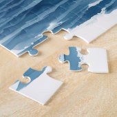 Puzzle Voilier Solitaire à l'Horizon Bleu (Côté)
