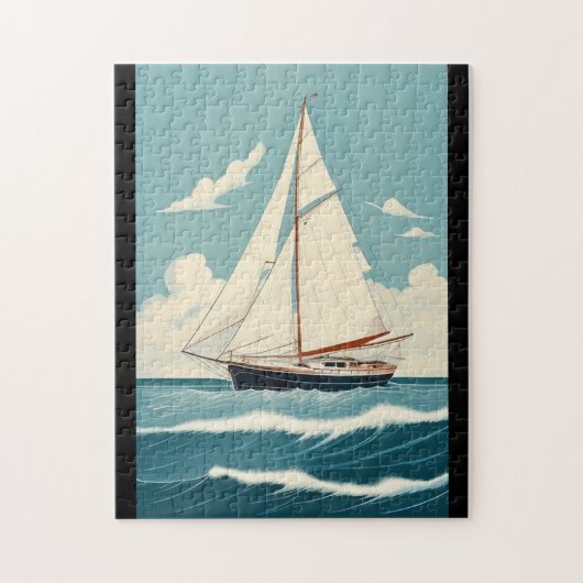 Puzzle Voilier vintage (Vertical)