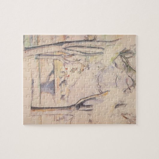 Puzzle Voir à travers les arbres par Paul Cezanne, Art Vi (Horizontal)