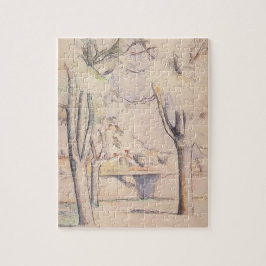 Puzzle Voir à travers les arbres par Paul Cezanne, Art Vi (Vertical)