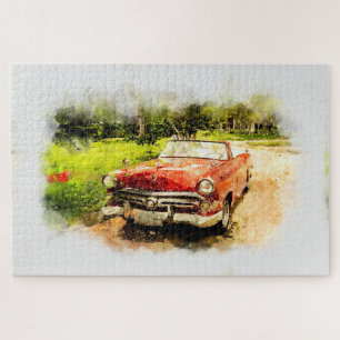 Puzzle Voiture antique