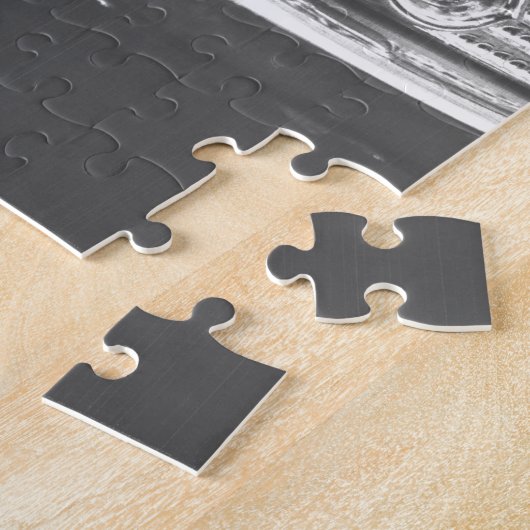 Puzzle Voiture classique bleu vif à chevy impala 1958 (Côté)