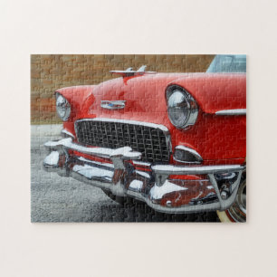Puzzle Voiture Classique Rouge Amoureux de Voiture