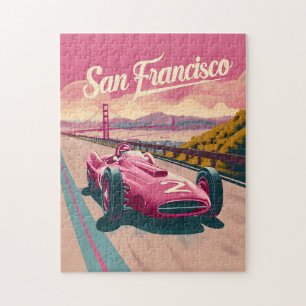 Puzzle Voiture de course vintage de San Francisco