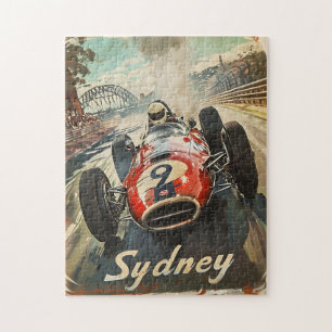 Puzzle Voiture de course vintage de Sydney