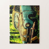Puzzle Voiture de soute vintage abandonnée (Vertical)