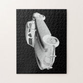 Puzzle Voiture de sport convertible noire et blanche de (Vertical)