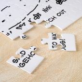 Puzzle Voiture de sport en campagne avec Hérisson (Côté)