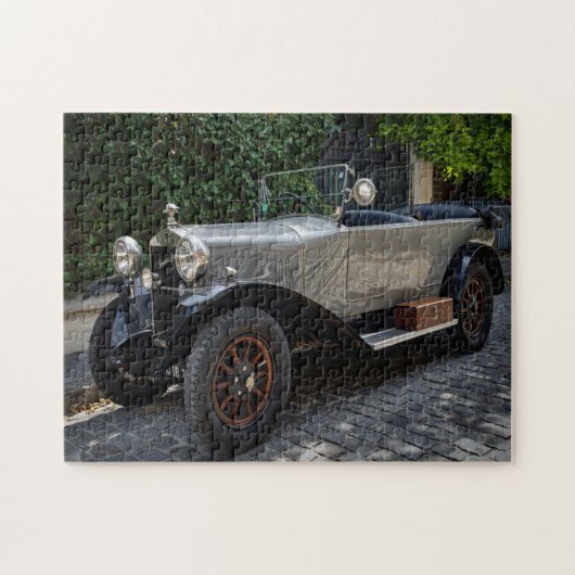 Puzzle voiture en argent classique (Horizontal)