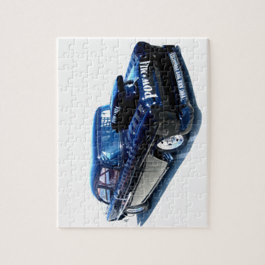 Puzzle Voiture faite sur commande noire de classique de (Vertical)