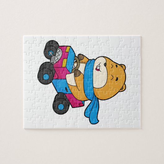 Puzzle Voiture Hamster (Horizontal)