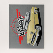 Puzzle Voiture jaune classique (Vertical)