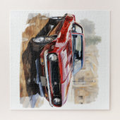Puzzle Voiture Musclée Classique (Horizontal)