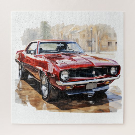 Puzzle Voiture Musclée Classique (Vertical)