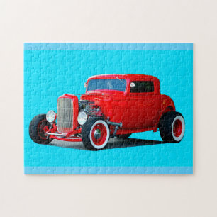 Puzzle Voiture Red Hot-Rod