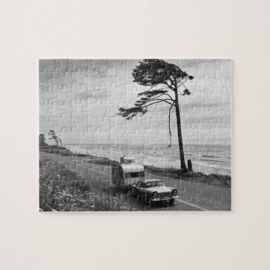 Puzzle Voiture tirant la remorque (Horizontal)