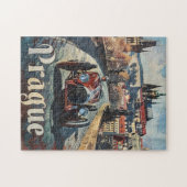 Puzzle Voiture vintage de Prague (Horizontal)