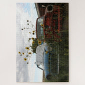 Puzzle Voitures bleues et rouges (Vertical)