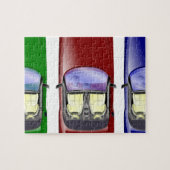 Puzzle Voitures colorées (Horizontal)