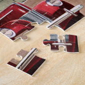 Puzzle Voitures d'époque, Voyage sur la route des berline (Côté)