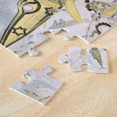 Puzzle Voitures futuristes de science-fiction vintage, ta (Côté)