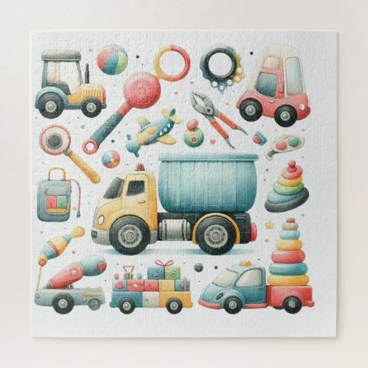 Puzzle Voitures jouets (Vertical)