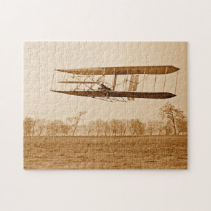 Puzzle Vol 85 Orville Wright Bi-plan C 1904 Sépia 