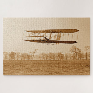 Puzzle Vol 85 Orville Wright Bi-plan C 1904 Sépia 