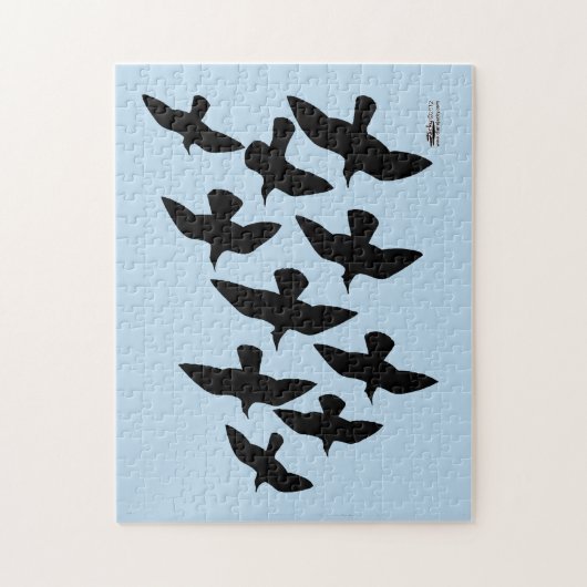 Puzzle Vol de pigeons (Vertical)