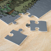 Puzzle Vol en montgolfière le matin (Côté)