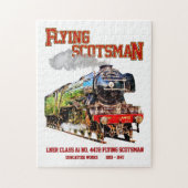 Puzzle Volant Scotsman Steam Train Anglais Locomotive (Vertical)