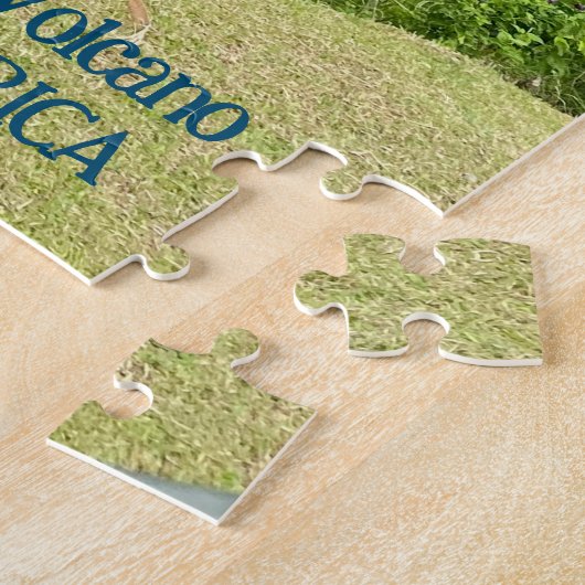 Puzzle Volcan Arenal dans les nuages Costa Rica Jigsaw Pu (Côté)