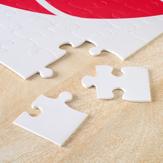 Puzzle Volley-ball rouge écarlate (Côté)