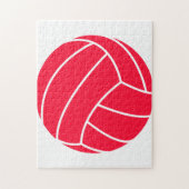 Puzzle Volley-ball rouge écarlate (Vertical)