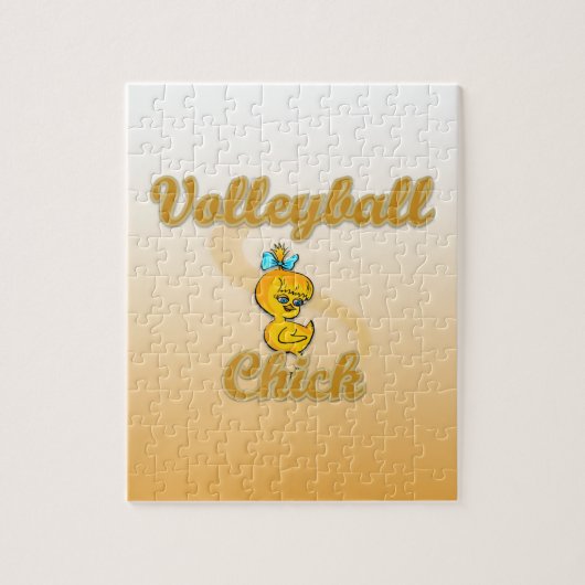 Puzzle Volleyball Chick (Vertical)