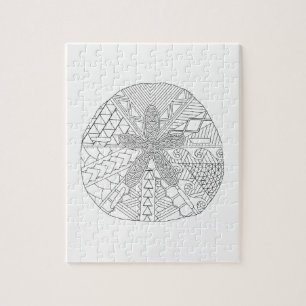 Puzzle voor het kleuren van volwassen zand-populie legpuzzel