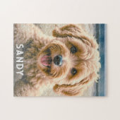 Puzzle Votre Chien Nom Photo Animal Keepsaké mignon Perso (Horizontal)