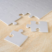 Puzzle Votre logo et texte modifiable | Dégradé gris fonc (Côté)