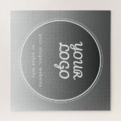 Puzzle Votre logo et votre texte modifiable | Gradient gr (Horizontal)