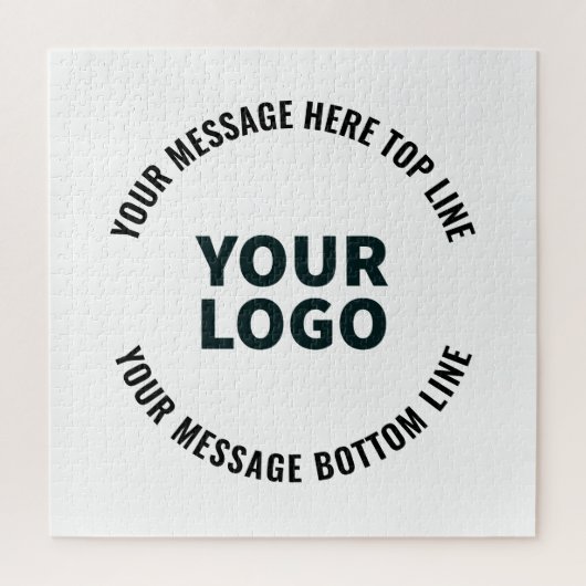 Puzzle Votre logo ou image | Texte éditable gras (Vertical)